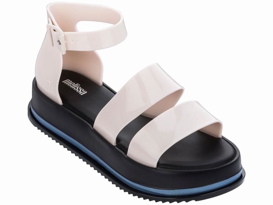 Sandalias Plataforma Melissa Model Mujer - Blancas - Argentina FBI-214587